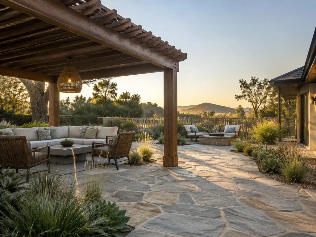Illustrative outdoor living & landscaping photo